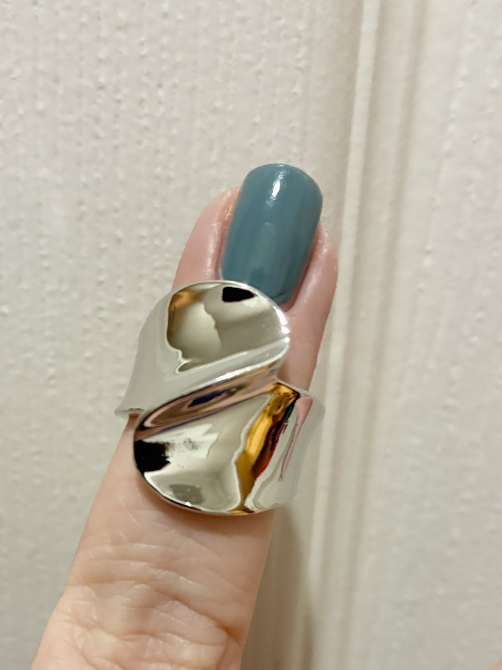 [ nwot ] Lia Sophia Silver Sculptural Ring